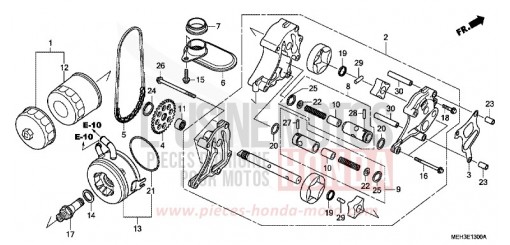 OIL FILTER/OIL PUMP NSA700A9 de 2009